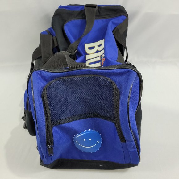 Labatt Blue Beer Vintage 18" Black & Blue Gym Bag Carry Tote - Picture 3 of 4